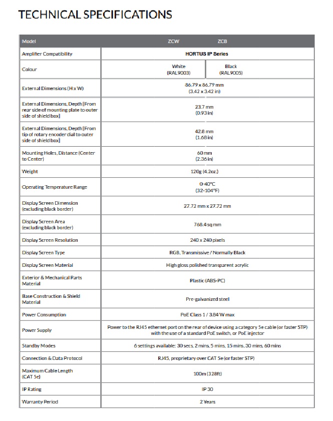 tech.špec.ovaladanie pre IP